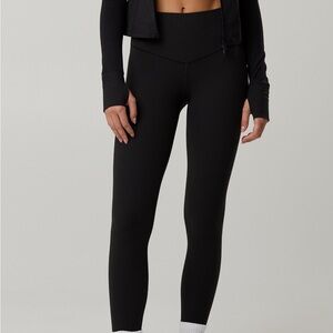 Aerie Ribbed Black Leggings